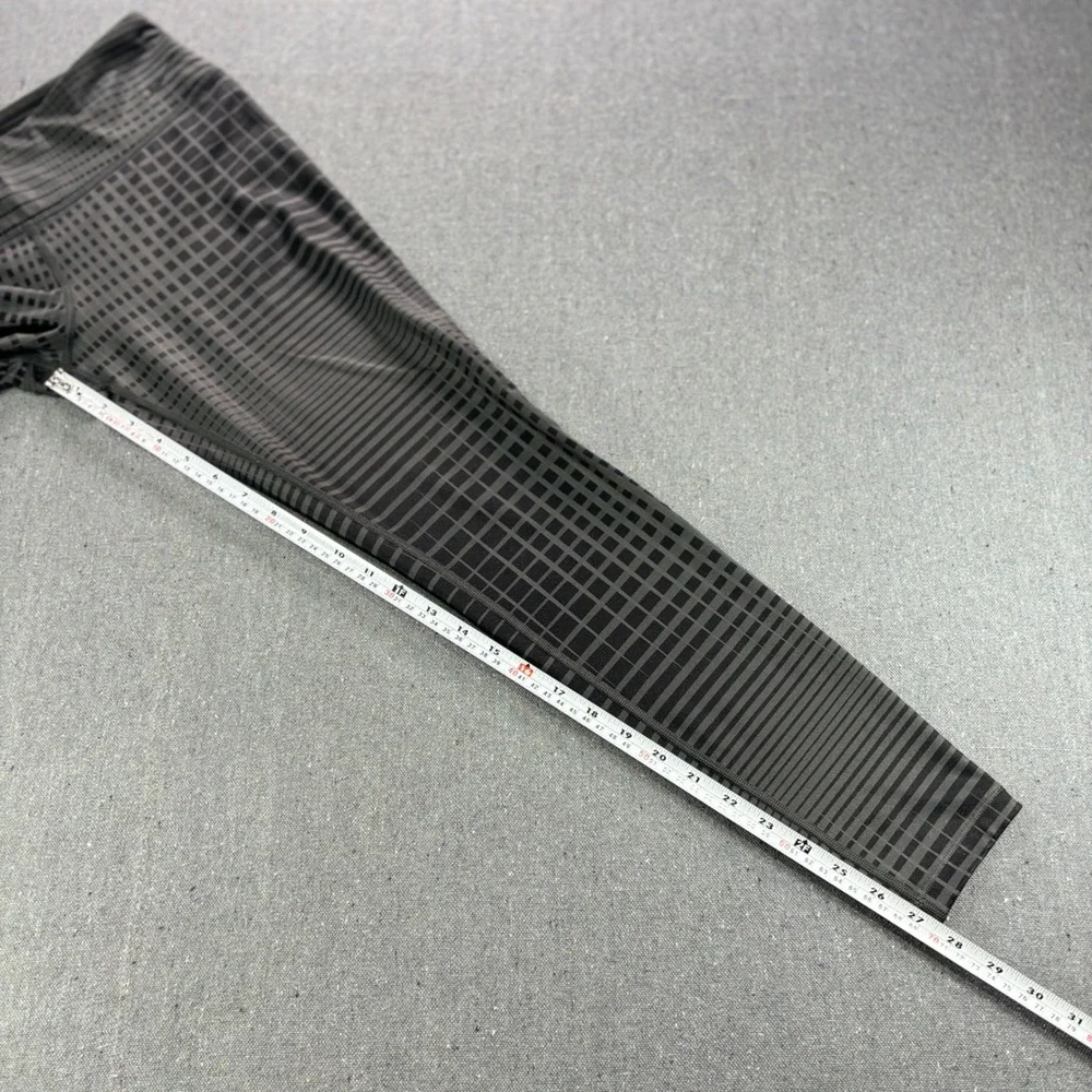 Nike Golf Leggings Women S Small Grey Black Dri-FIT Tour Premium Grid Tights